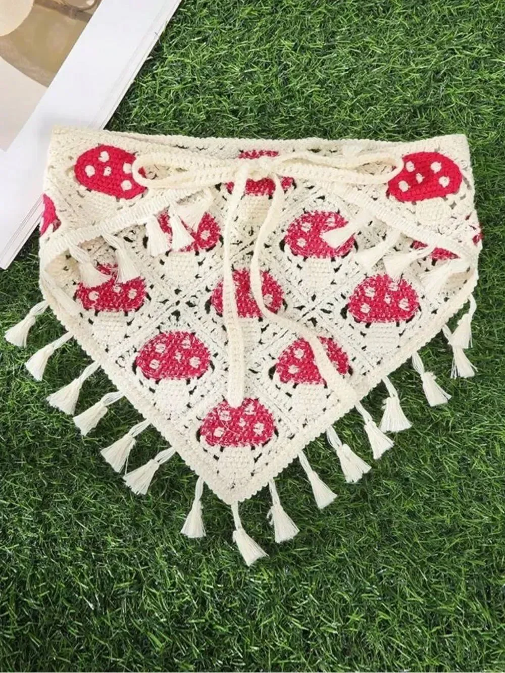 mushroom scarf S187